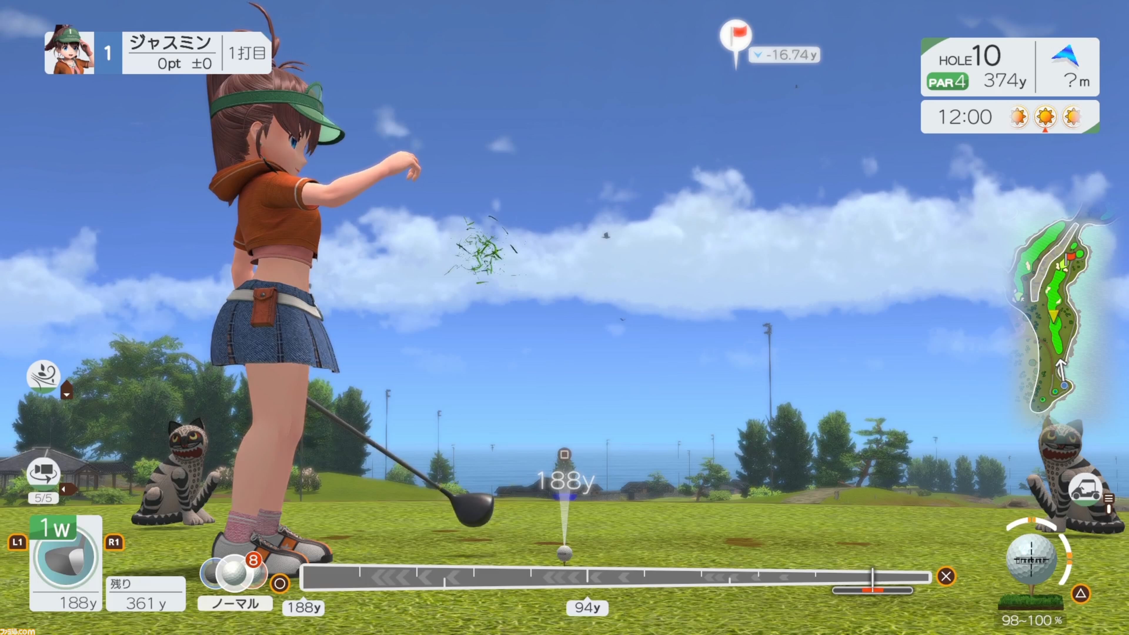 『みんなのGOLF WORLD』は、シリーズの伝統である簡単操作で誰もが爽快なゴルフ体験を楽しめることを大切にしつつ、現在の流行に合わせて新しい操作や要素を追加【プロデューサーインタビュー】