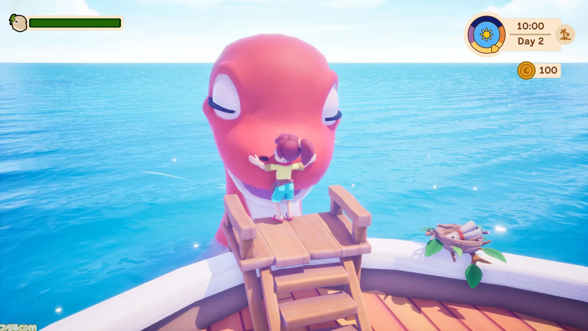 『Collector's Cove』船の甲板で農場を営みながら、仲良しの恐竜と海を旅するスローライフアドベンチャー。無料体験版が配信開始、発売は2026年
