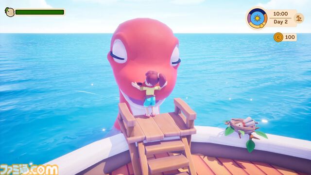 『Collector's Cove』船の甲板で農場を営みながら、仲良しの恐竜と海を旅するスローライフアドベンチャー。無料体験版が配信開始、発売は2026年