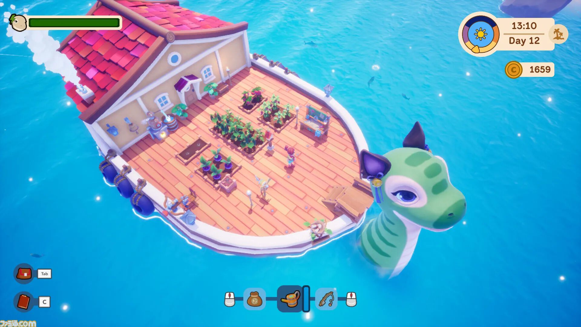 『Collector's Cove』船の甲板で農場を営みながら、仲良しの恐竜と海を旅するスローライフアドベンチャー。無料体験版が配信開始、発売は2026年