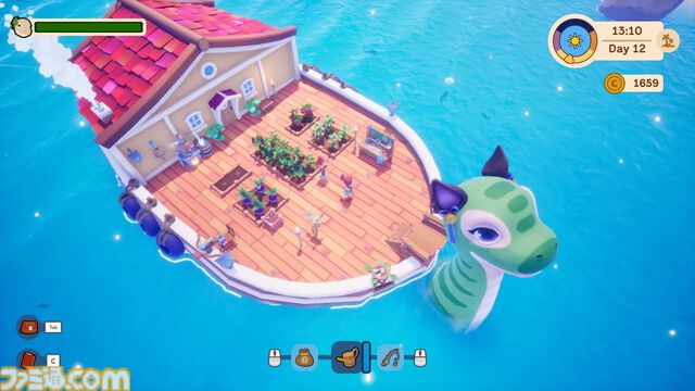 『Collector's Cove』船の甲板で農場を営みながら、仲良しの恐竜と海を旅するスローライフアドベンチャー。無料体験版が配信開始、発売は2026年