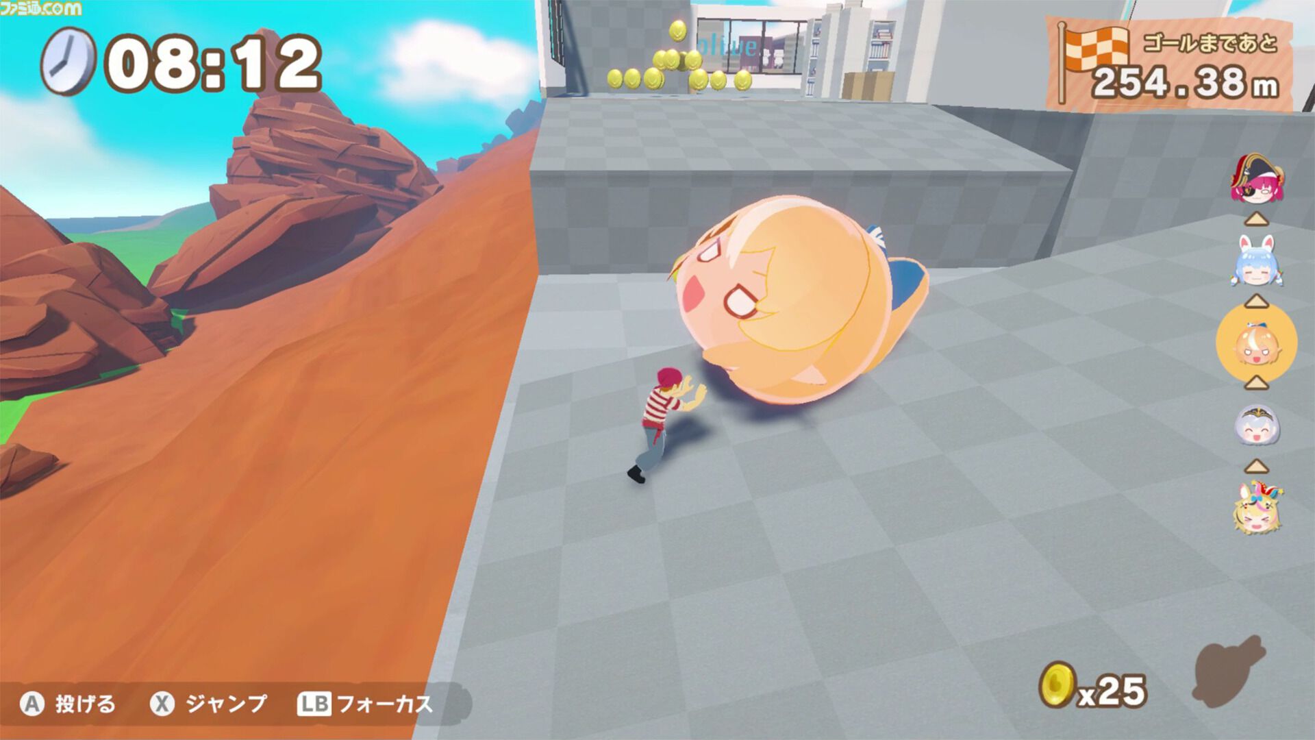 『ホロライブごろごろマウンテン』宝鐘マリンのお宝転がし3Dパズルアクション体験版配信。前作好評のホロメンにぎやかおしゃべりボイスは健在