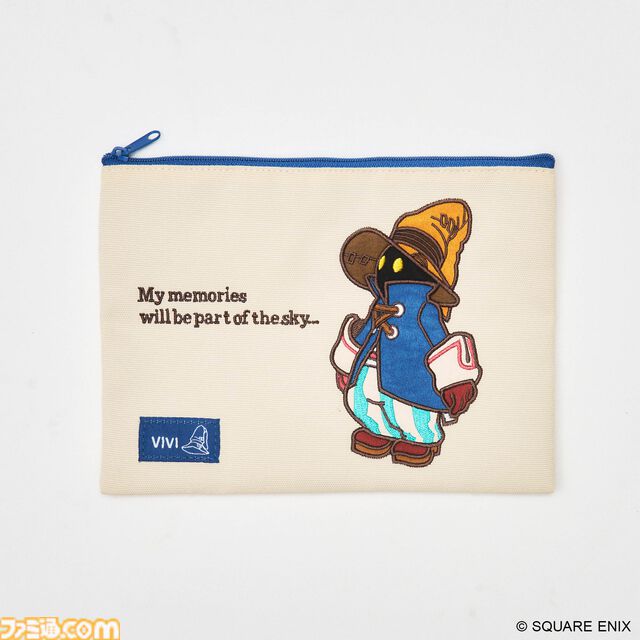『ファイナルファンタジーIX』ビビのトートバッグ＆ポーチがe-STOREで発売。英語で刺繍された「ボクの記憶を空へあずけに行くよ……」がエモい