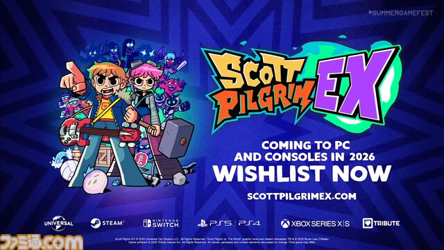 マンガ『スコット・ピルグリム』を題材にした2Dアクション『SCOOTT PILGRIM EX』が発表。2026年に発売【Summer Game Fest 2025】