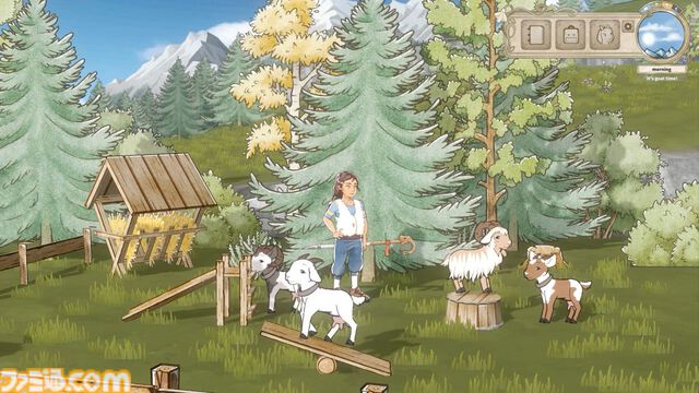 『ハイジがくれたもの 大自然アルプスに暮らす』アルプスに移住して自身の生き方を探す。小説『アルプスの少女ハイジ』に着想を得た山生活シミュ