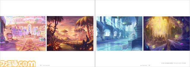 【サイゲームス背景美術展】】『ウマ娘』『プリコネ』『グラブル』『シャドバ』の背景イラストを投影したタッチパネルなどが展示。みどころやグッズ、キャンペーンの追加情報が公開
