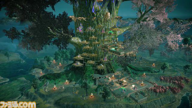『DarkSwitch（ダークスイッチ）』“巨大な樹”を中心に大都市を築き上げるダークファンタジー・シティビルダー【PC Gaming Show】