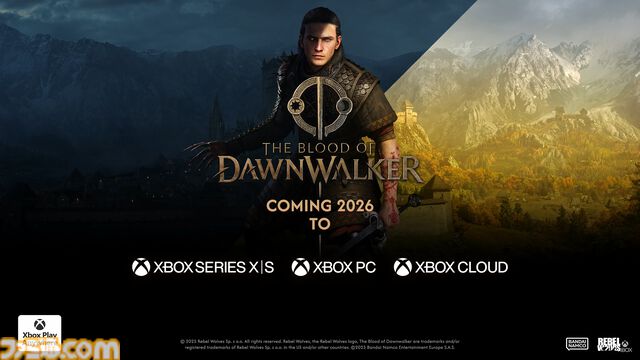 『THE BLOOD OF DAWNWALKER』新トレーラー公開、2026年発売予定。『ウィッチャー3』ディレクター率いる“Rebel Wolves”の吸血鬼アクション【Xbox Games Showcase】