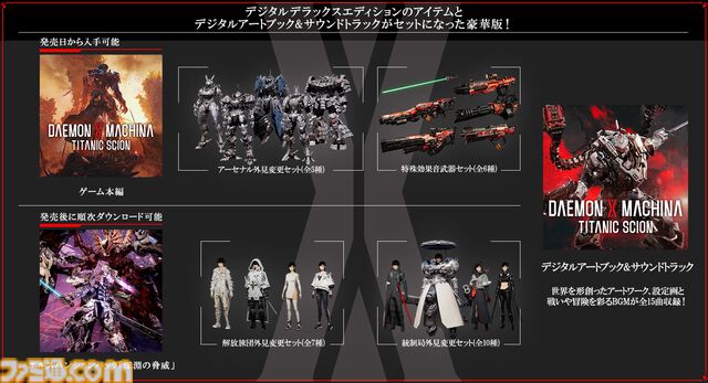 『デモンエクスマキナ タイタニックサイオン』他プレイヤーの残骸から弾薬や装備を獲得できる新システムが公開。最新映像に合わせてストーリーやゲームシステムが解禁