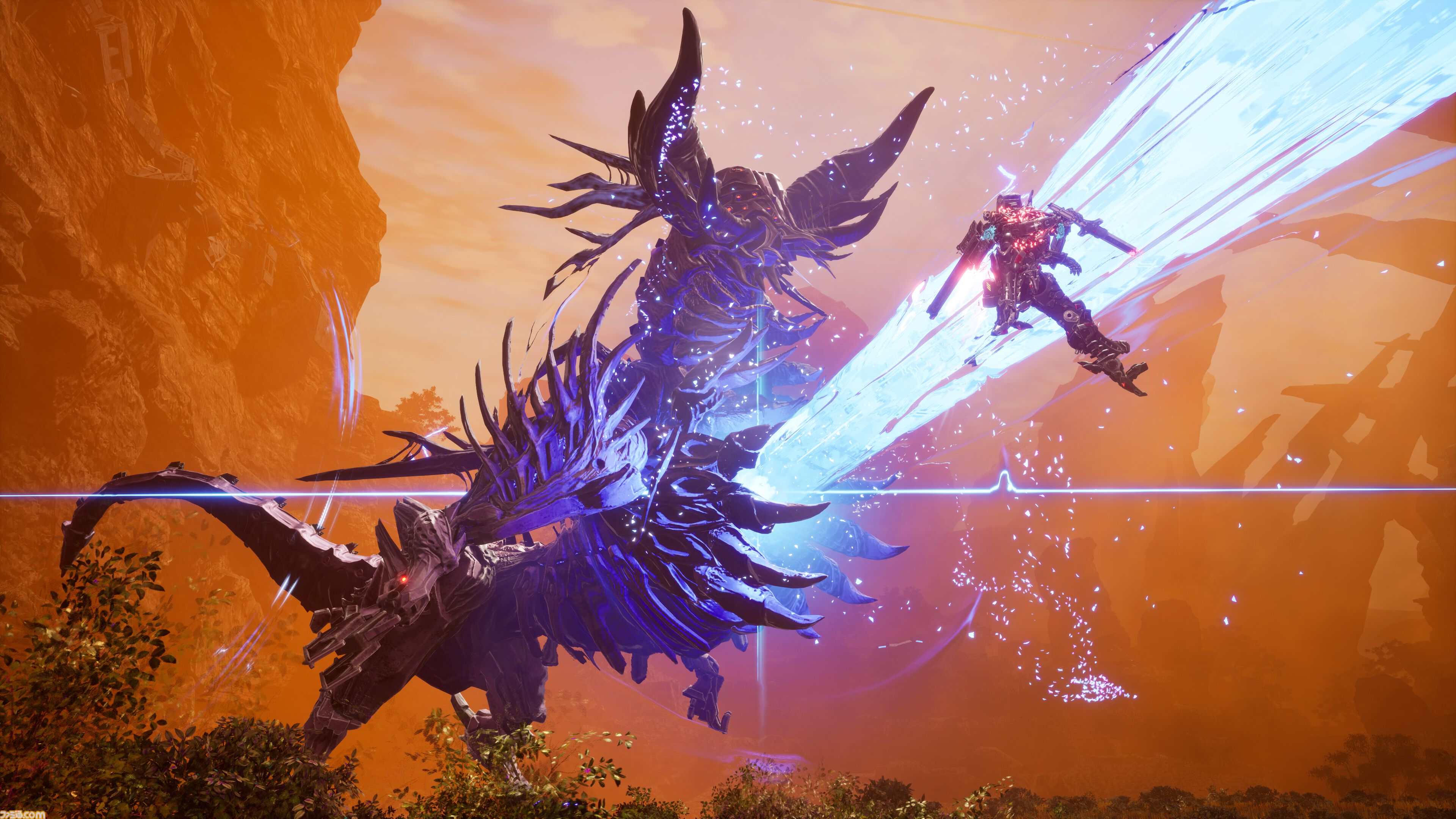 デモンエクスマキナ タイタニックサイオン』ほかプレイヤーの残骸から