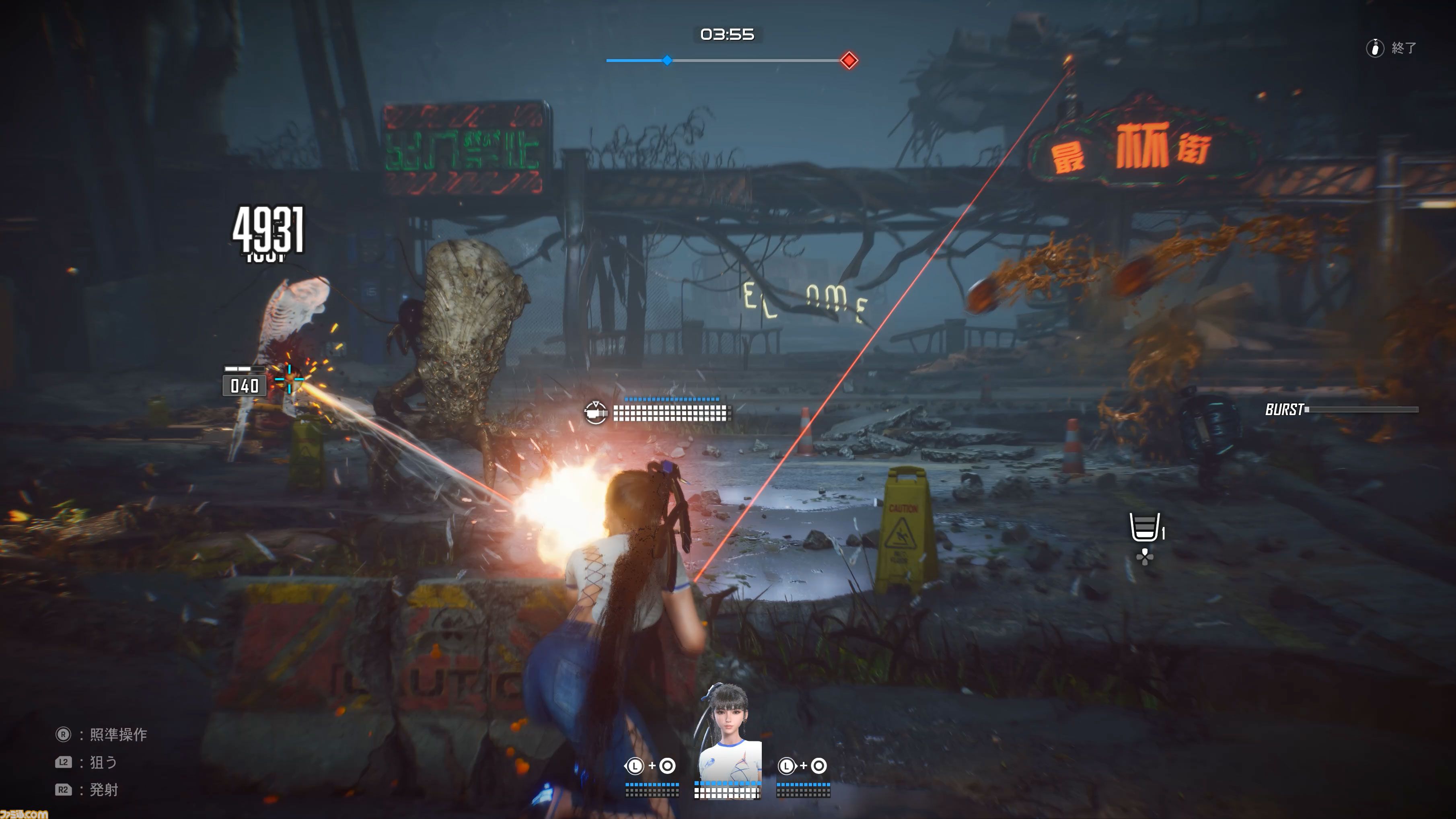 『ステラーブレイド』×『NIKKE』コラボDLCレビュー。DOROも駆けつけSHIFT UP作品コラボをお祝い。接近戦を解禁した紅蓮が強すぎる【Stellar Blade】