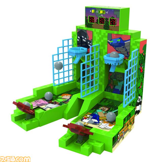 『マインクラフト』デザインのクレーンゲームやエアホッケーが10月下旬に登場。本日（6/10）より予約開始。自宅でゲームセンター気分が楽しめる