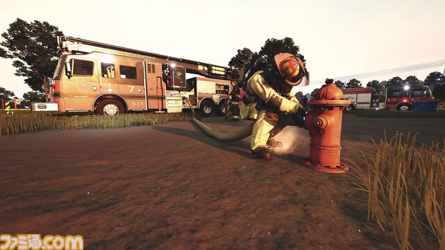 『Firefighting Simulator Ignite』PS5版が9月9日発売。人命救助や消火活動、爆発対応などを体験できる本格消防シミュレーション