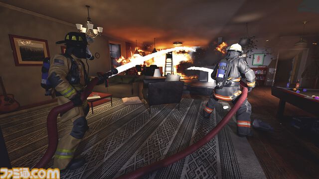 『Firefighting Simulator Ignite』PS5版が9月9日発売。人命救助や消火活動、爆発対応などを体験できる本格消防シミュレーション