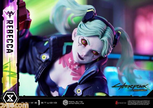 『サイバーパンク：エッジランナーズ』レベッカの1/4スケールフィギュア（約20万円）が予約開始。原作『サイバーパンク2077』のCGテイストで立体化