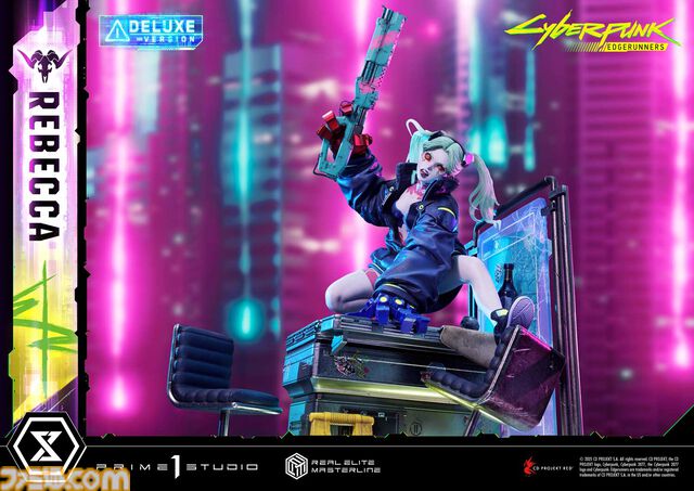 『サイバーパンク：エッジランナーズ』レベッカの1/4スケールフィギュア（約20万円）が予約開始。原作『サイバーパンク2077』のCGテイストで立体化