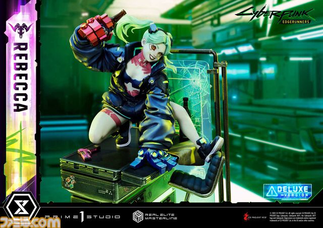 『サイバーパンク：エッジランナーズ』レベッカの1/4スケールフィギュア（約20万円）が予約開始。原作『サイバーパンク2077』のCGテイストで立体化