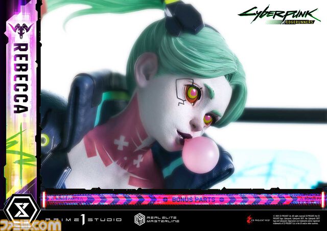 『サイバーパンク：エッジランナーズ』レベッカの1/4スケールフィギュア（約20万円）が予約開始。原作『サイバーパンク2077』のCGテイストで立体化
