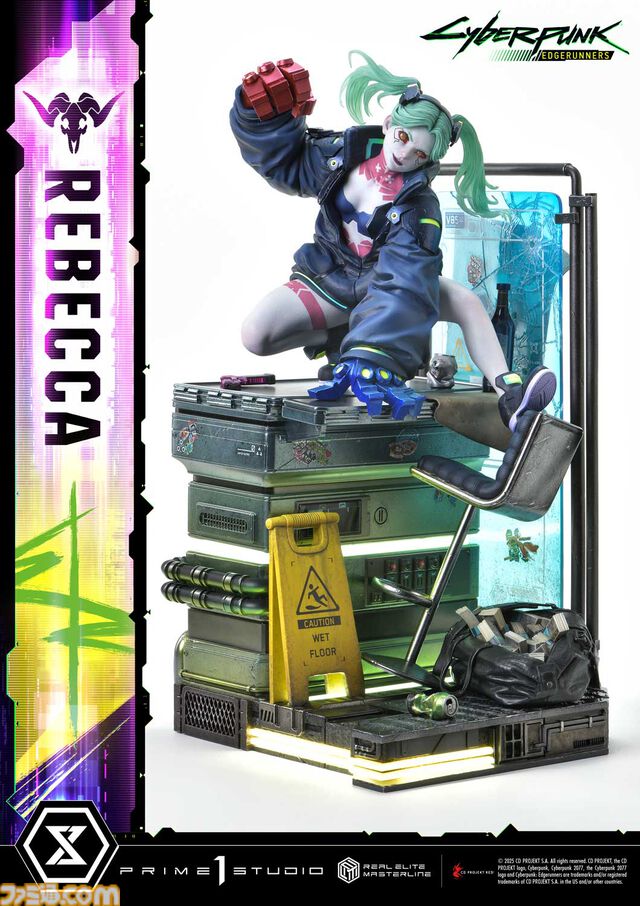 『サイバーパンク：エッジランナーズ』レベッカの1/4スケールフィギュア（約20万円）が予約開始。原作『サイバーパンク2077』のCGテイストで立体化