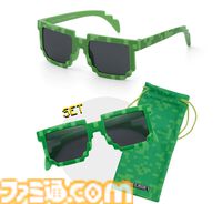 『マインクラフト』デザインのメガネがパリミキより発売。クリーパーや作業台、ツルハシをさりげなくデザイン。ブロック風ケースも登場