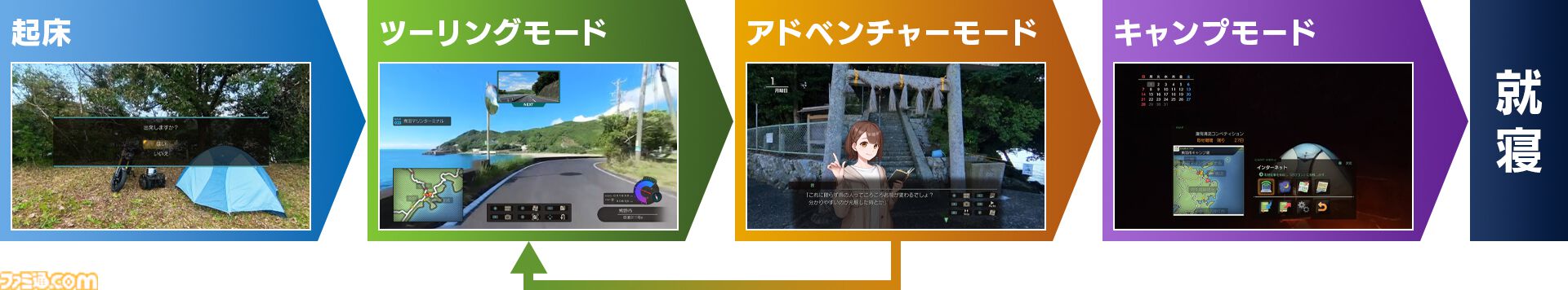 『風雨来記5』三重の絶景を360度実写で堪能。志摩スペイン村や赤目四十八滝、魚飛渓など観光名所をリアルに再現