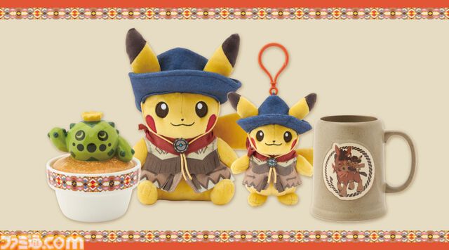 『ポケモン』ピカチュウがドロバンコに乗って砂漠を旅するグッズが6月21日にポケセンで発売。デニム生地のウエスタンハットやシャツで親子コーデも