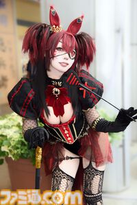 【コスプレ】『ガンダム ジークアクス』人間サイズの“赤いガンダム”やシャリア・ブル、『逆転裁判』ヒロイン、バニー衣装の『ダンガンロンパ』江ノ島盾子らも参戦！ 初開催の“コスサミパーティー”を沸かせたコスプレイヤーたち