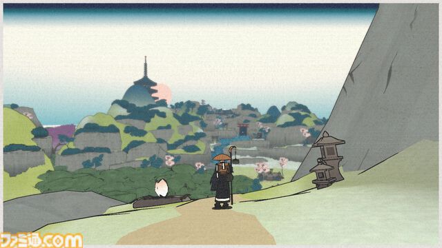 『OKU』日本画風の世界を旅する癒し系ゲームのSteamページが公開。美しい風景を心に刻み、心のままに詩を読む。つぼみに花を咲かせるようなインタラクトも心に染みる