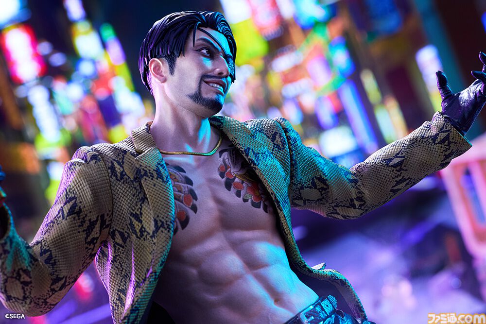 龍が如く』真島吾朗の1/6スケールフィギュアが登場。大迫力の狂気