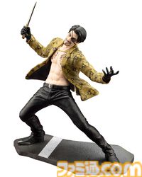 『龍が如く』真島吾朗の1/6スケールフィギュアが登場。大迫力の狂気溢れる戦闘シーンを再現。セガストア特典として東城会本部の布ポスターが付属する