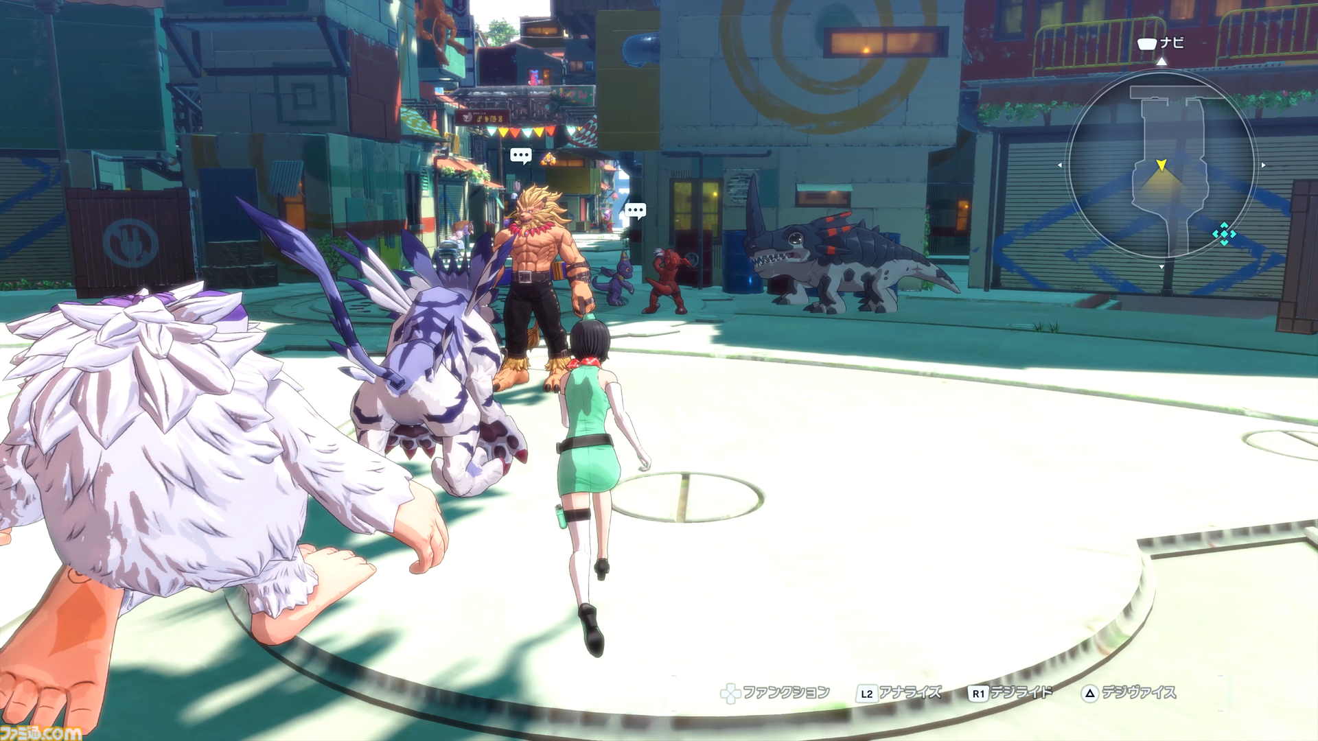 『デジモンストーリー タイムストレンジャー』先行レビュー。デジモンたちの街を歩くだけで楽しい。育成RPG最新作はガルルモンの背に乗って世界を駆ける夢を叶えてくれた