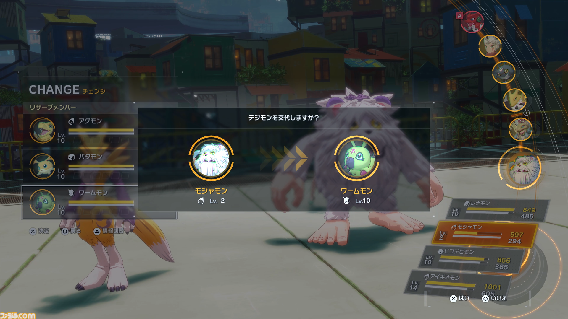 『デジモンストーリー タイムストレンジャー』先行レビュー。デジモンたちの街を歩くだけで楽しい。育成RPG最新作はガルルモンの背に乗って世界を駆ける夢を叶えてくれた