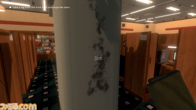 『The Rotting Man|悪臭男』ネカフェ店員になって不審客や不可解な現象に対応するホラーゲーム。350円で近日配信予定