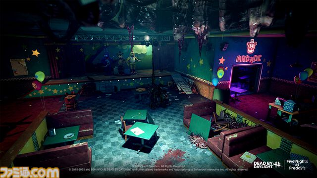 【DbD×FNaF】『デッドバイデイライト』×『Five Nights at Freddy's』コラボでスプリングトラップがキラーとして参戦。おなじみの店内が舞台の新マップも登場