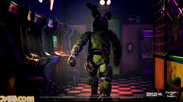 【DbD×FNaF】『デッドバイデイライト』×『Five Nights at Freddy's』コラボでスプリングトラップがキラーとして参戦。おなじみの店内が舞台の新マップも登場