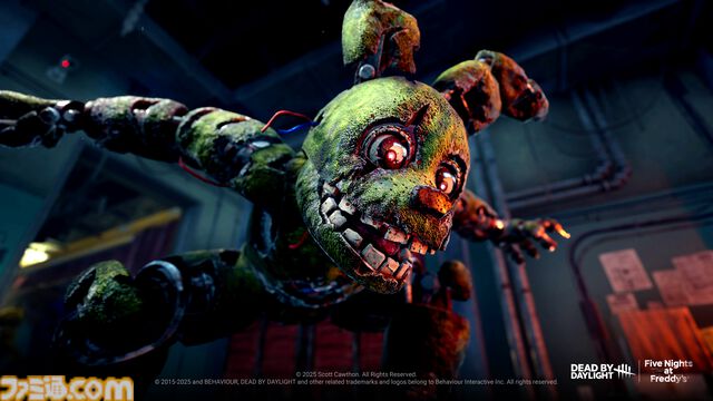 【DbD×FNaF】『デッドバイデイライト』×『Five Nights at Freddy's』コラボでスプリングトラップがキラーとして参戦。おなじみの店内が舞台の新マップも登場