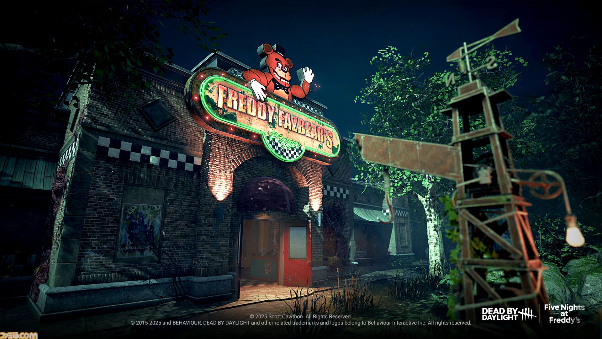 【DbD×FNaF】『デッドバイデイライト』×『Five Nights at Freddy's』コラボでスプリングトラップがキラーとして参戦。おなじみの店内が舞台の新マップも登場