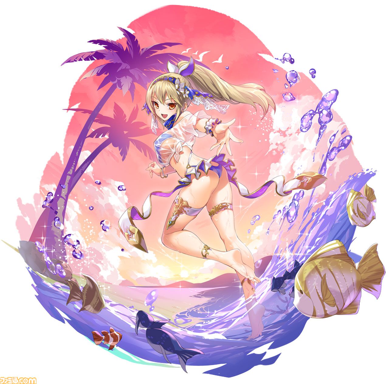 『グラブル』『プリコネ』『あいみす』など人気スマホゲーム夏イベ特集【水着キャラコレクション2025その5】