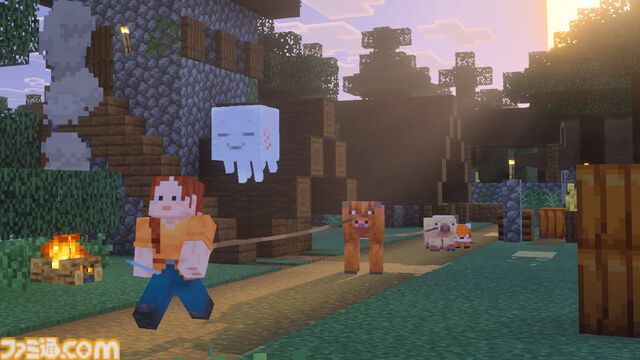 『マインクラフト』空を飛ぶマウント“ハッピーガスト”が登場するアップデート“チェイス・ザ・スカイ”が本日（6月18日）実装。“バイブラントビジュアルズ”で光の表現もパワーアップ