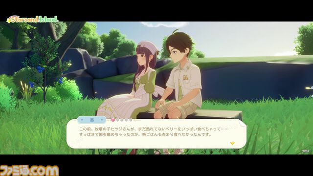 『スターサンドアイランド』行動ひとつがキャラの気持ちを左右する“好感度システム”の情報が公開。のんびり自由な島生活では人間関係も大事