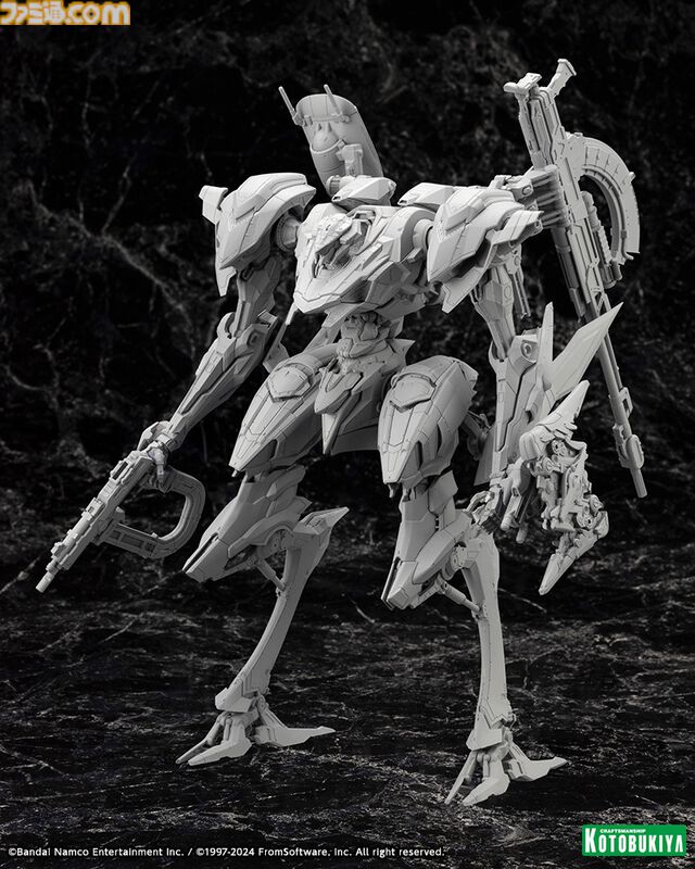 『アーマード・コア6』ラスティの機体“スティールヘイズ”が商品化。コアの放熱板など細やかに再現。発売日や付属品などは未定