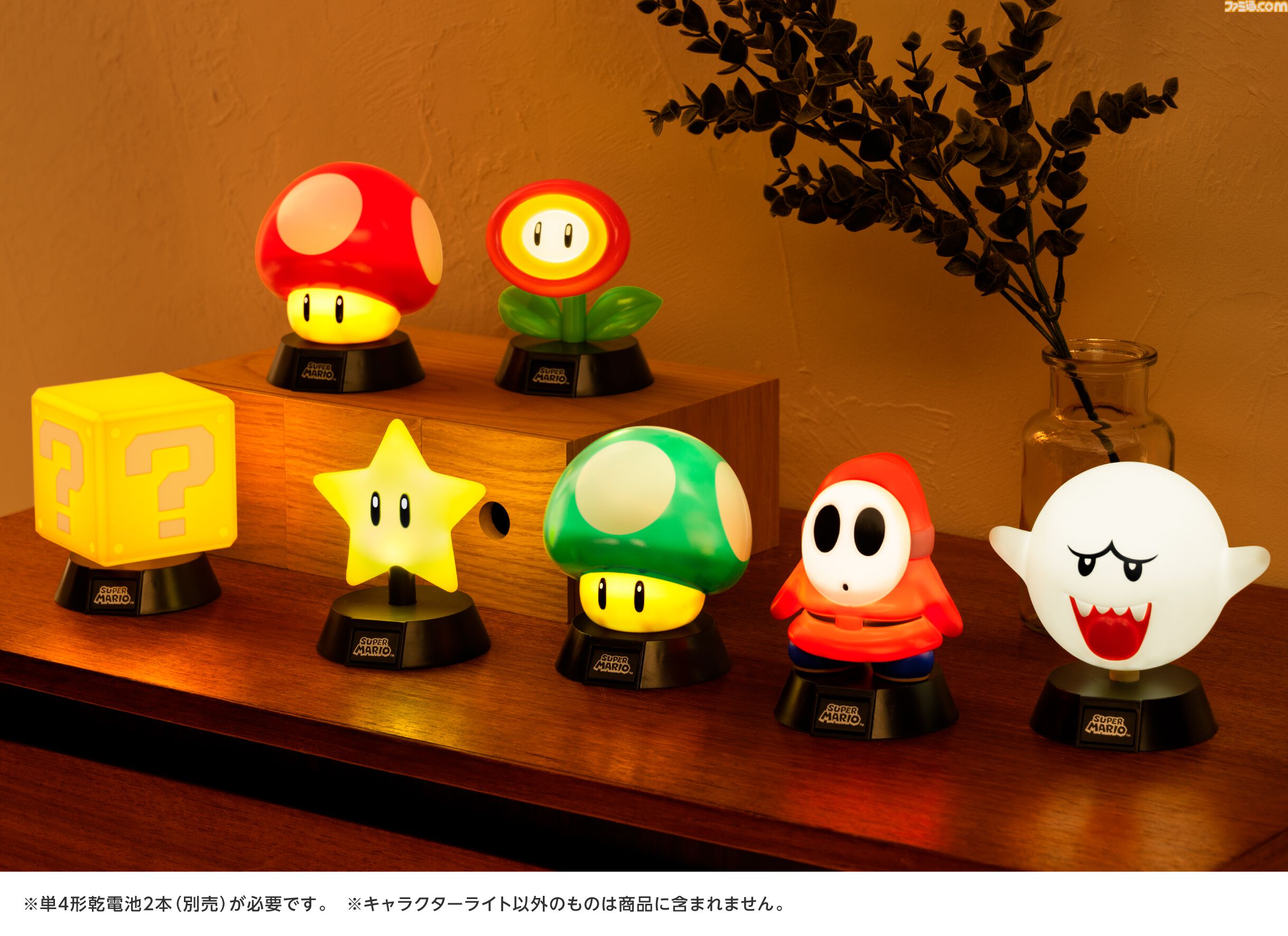 スーパーマリオキャラクターライト6個セット