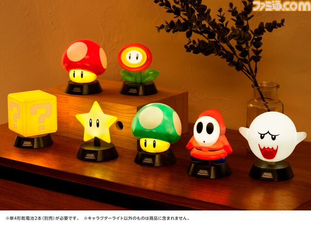 『スーパーマリオ』テレサの卓上ライトが本日（6/19）発売。単体でベッド横の明かりに、ほかシリーズと合わせてインテリアとしても使えるキュートなアイテム