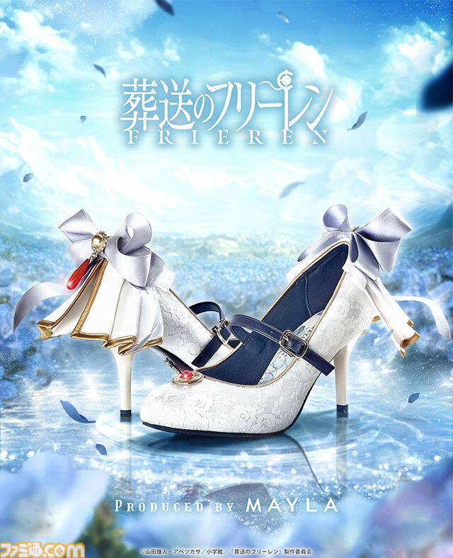 『葬送のフリーレン』気品のあるパンプスが6月20日20時より予約開始。白とゴールドで1000年以上にも及ぶ物語を表現