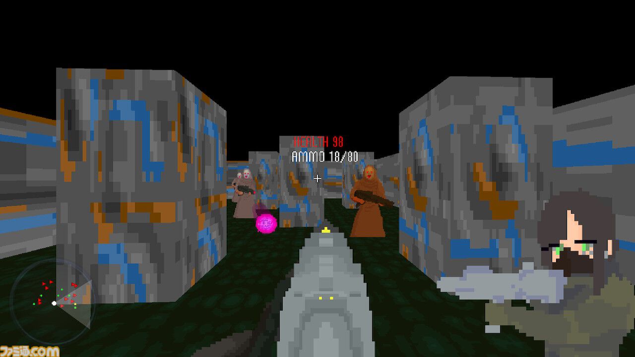 『カルトに厳しいギャル』ギャルが中指立てながらカルト軍団を蹂躙するハイテンポFPS。ふたつのミニゲームが追加されたSwitch版が6月26日発売