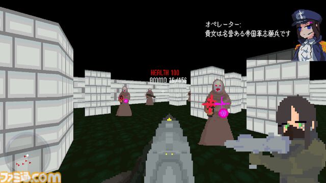 『カルトに厳しいギャル』ギャルが中指立てながらカルト軍団を蹂躙するハイテンポFPS。ふたつのミニゲームが追加されたSwitch版が6月26日発売