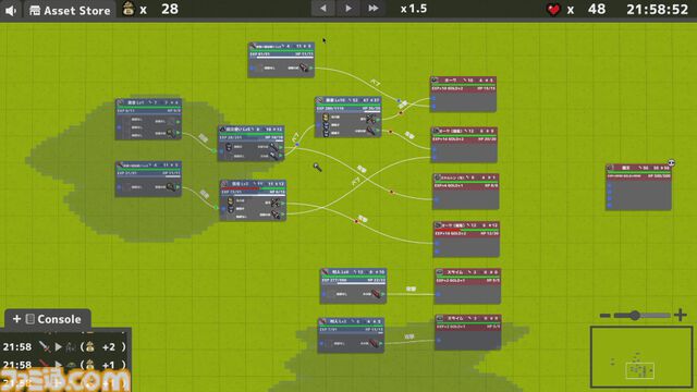 『NodeNexus』勇者、魔法使いなどをノードで繋ぎ合わせて、魔王の討伐を目指す指向型RPG。体験版がSteamで6月22日より無料公開
