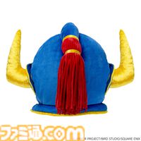 『ドラゴンクエスト』ロトの装備がぬいぐるみになって登場。かぶれる兜や剣、盾で勇者になりきれる。HD-2D版ロト三部作のタペストリーも