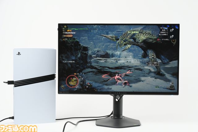 Alienwareゲーミングモニター“AW2725QF”レビュー。4K/180Hz／FHD/360Hz をワンボタンで切り替え可能。PS5 Proで『モンハンワイルズ』を遊んだら大迫力！
