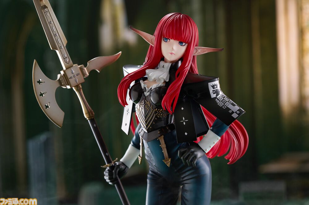 メタファー』ヒュルケンベルグがフィギュアに。流麗な赤髪、衣装の革の